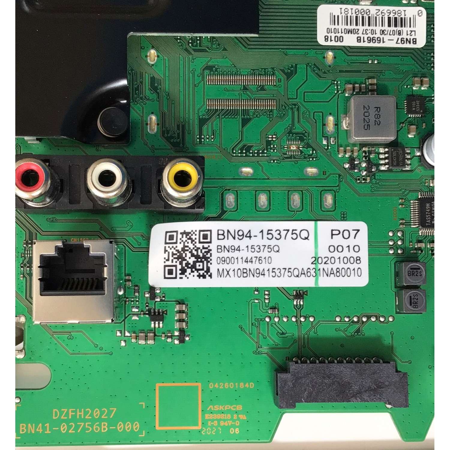 KIT DE TARJETAS PARA TV SAMSUNG / MAIN BN94-15375Q / BN41-02756B / BN97-16961B / FUENTE DE PODER BN44-01060A / L75E7N_TSM / BN4401060A / PANEL CY-RT070HGPV1H / MODELO QN70Q6DTAF / QN70Q6DTAFXZA / QN70Q6DTAFXZA YA01 - Imagen 3